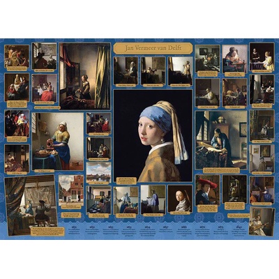 Cobble Hill - Puzzle Vermeer Collage 1000 - 1 000 piese