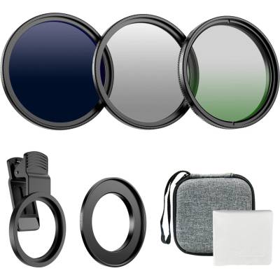 Apexel 67mm CPL+UV+ND32 Filter Kit APL-67FL3N