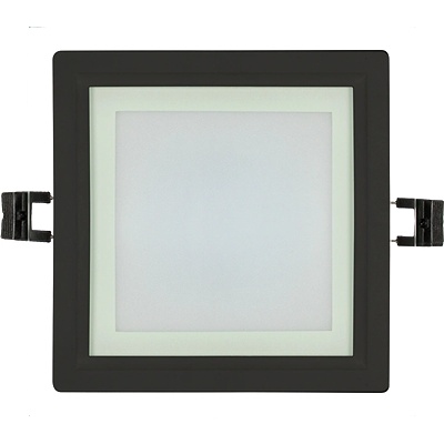 UltraLux Led Стъклен панел за вграждане, Квадрат, 6w, 4200k, 220-240v ac, ip44, (lpsg642bl)