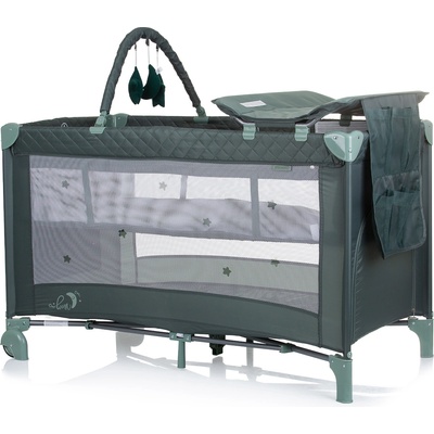 Chipolino Детска преносима кошара Luna зелена (KOSILU244PG)