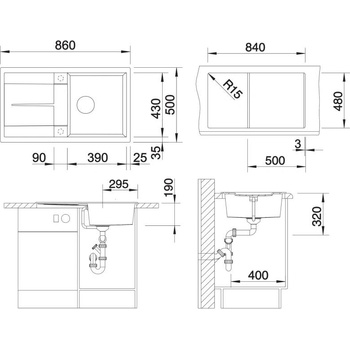 Image 1 of BLANCO METRA 5 S (518872)