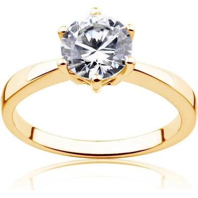 SAVICKI Годежен пръстен Savicki: злато, мойсанит