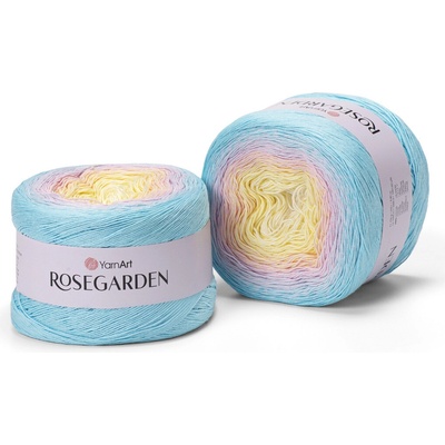 Yarn Art Rosegarden 311 krémová, žlutá, růžová, světlý tyrkys