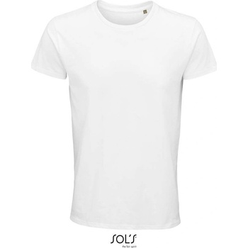 Sol's Crusader Men pánske tričko z bio bavlny biele