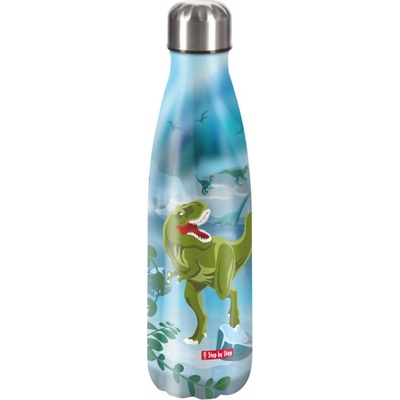 Step By Step Izolovaná fľaška na nápoj z nerezovej ocele 500 ml Divoký T Rex Taro