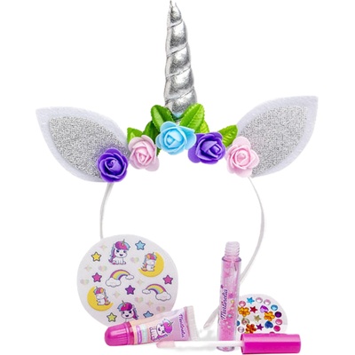 Aquarius Cosmetic Комплект за красота Martinelia Little Unicorn - Диадема и гланц за устни