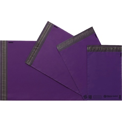 Poštovní plastové obálky fialové 432 x 559 mm