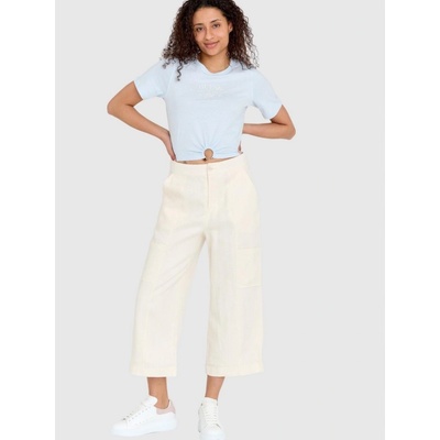 Guess dámské krémové 3/4 kalhoty W3GB38WCWA0