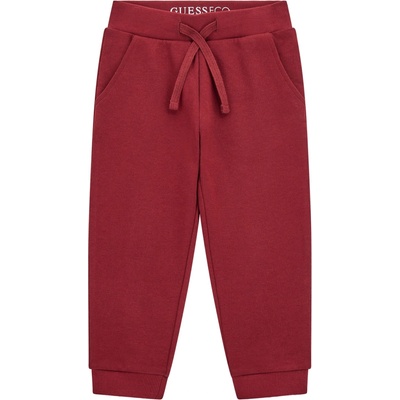 Guess Детски панталон Guess - Изчистен дизайн, червен, 6-9 м (N93Q17-KAUG0-G577-6-9)