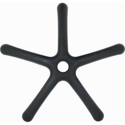 Carmen Звезда за детски стол - 250 мм - полипропилен - черна