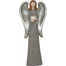 GOBA Anjel keramický krémový 35 cm