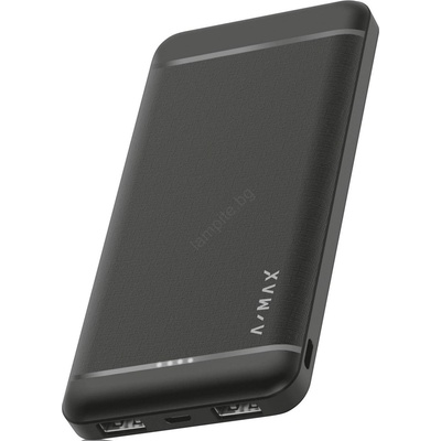 Aligator AX0003 - Външна батерия A-MAX 10000 mAh 3, 7V черна (PH0040)