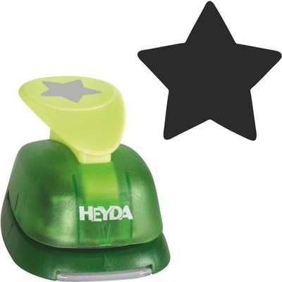 Heyda děrovač zelený 48 mm Hvězda