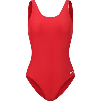 Slazenger Дамски бански костюм Slazenger LYCRA® XTRA LIFE Basic Swimsuit Ladies - Red