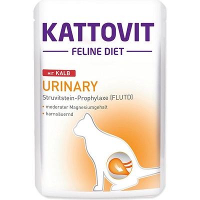 Kattovit Feline Diet Urinary s telecím 85 g