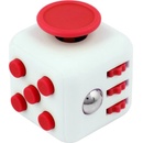Fidget Cube antistresová kostka Bílo červená