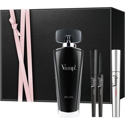 PUPA Pupa Комплект Vamp! Black - Парфюмна вода, Спирала и Молив за очи, 100 + 9 ml + 0.35 g