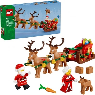LEGO® 40866 Santa a sváteční dobrodružství na saních