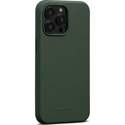 Woolnut kožený iPhone 15 Pro Max tmavo zelené