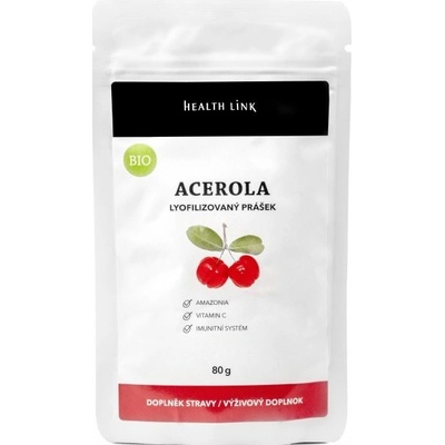 Health Link Bio Acerola prášek Raw 80 g