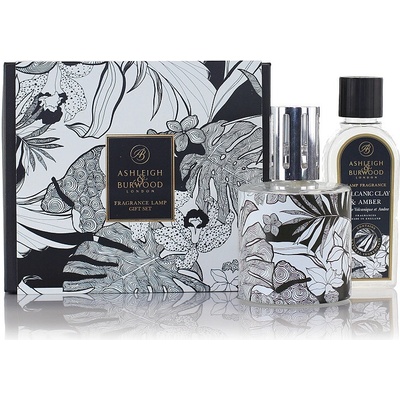 Ashleigh & Burwood Darčekové balenie veľká Katalytická lampa Botanical Retreat s vôňou VOLCANIC CLAY & AMBER 250 ml