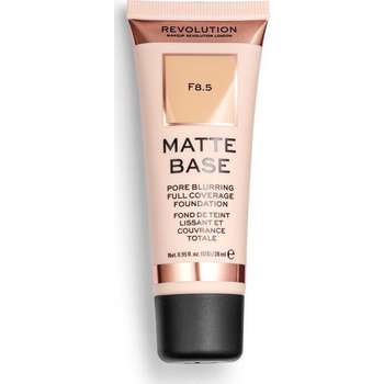 Makeup Revolution Matte Base Foundation Plne krycie a zmatňujúci make-up F8,5 28 ml