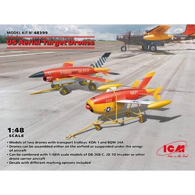 ICM US Aerial Target Drones 2 pcs. 1:48