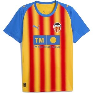 PUMA Футболна фланелка Puma Valencia Third Shirt 2025 2026 Adults - Yellow/Red