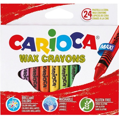 Carioca voskovky maxi 24 ks