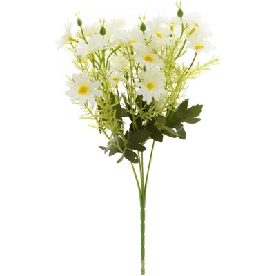 KYTICA MARGARÉTKA BIELA, ZELEŇ 30CM