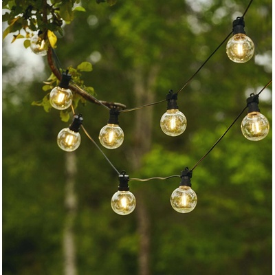 Filament Star trading LED-Party-Kette Big Circus 10 warmwhite LED ca. 14x8 cm ca. 4,5 m klare Cover mit Tr