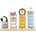 Viga Toys Дървена низанка Viga, Рингове за нанизване PolarB (44022)