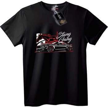 NOONEBRAND Тениска Stang Gang Mustang - 2XL, Black