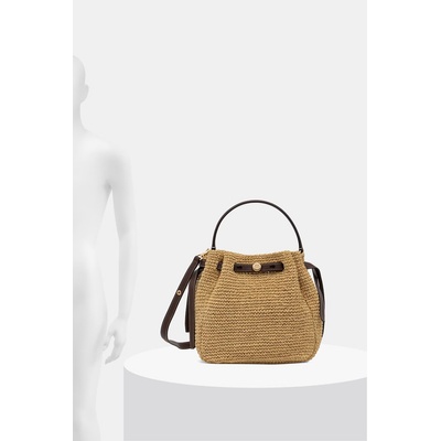 Tory Burch чанта дамска от сплетена материя Romy (178665)