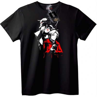 NOONEBRAND Тениска Evangelion Шинджи и EVA-01 - 2XL, Black