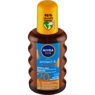 Nivea Sun Protect & Bronze Oil SPF20 200 ml