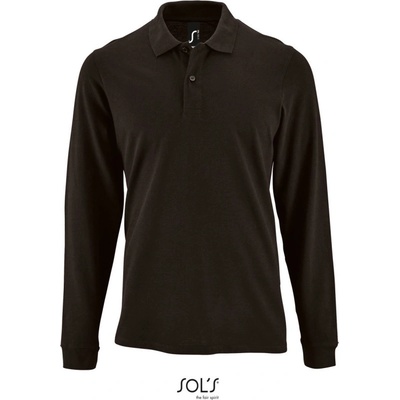 Sol´s Collection polokošile Perfect LSL Men dlouhý rukáv pánská Cot-25208700201 černé