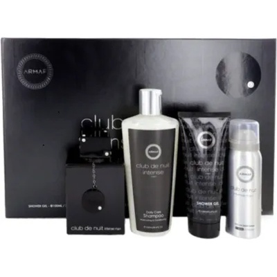 Armaf Комплект за мъже Armaf Club De Nuit Intense - Eau de Toilette 105 мл + Дезодорант 50 мл + Душ гел 100 мл + Шампоан 250 мл