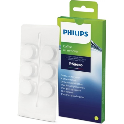Philips Таблетки за почистване на кафемашина Philips Saeco Coffee Oil remover tablets, 6 бр (CA6704/10)