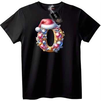 NOONEBRAND Тениска Коледен Zero - L, White