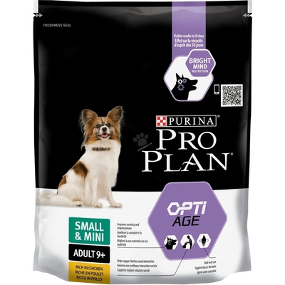 Purina Pro Plan Small & Mini Adult 9+ - с пилешко месо, за възрастни кучета от малки и мини породи на възраст над 9 години 700г