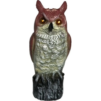 Max Plašič vtákov Sova plastová svietiace oči 40,5 cm HLPC1045S