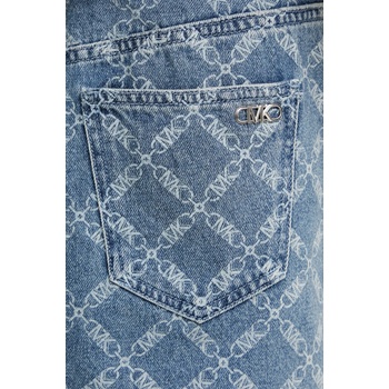 MICHAEL Michael Kors Дънкова пола MICHAEL Michael Kors в синьо къса с кройка тип молив MS570I6H2P (MS570I6H2P)