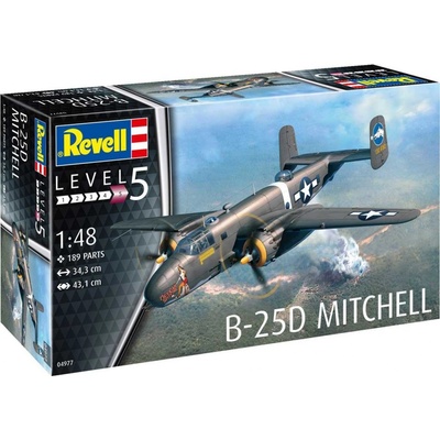 Revell Plastic ModelKit letadlo 04977 B-25D Mitchell 1:48
