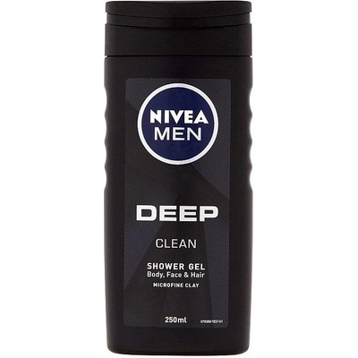 Nivea Men Deep clean sprchový gél 6 x 250 ml