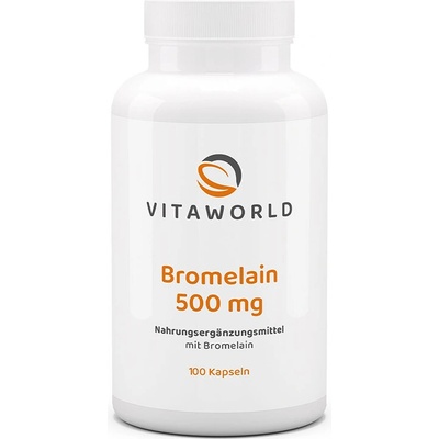 vitaworld Добро храносмилане - Бромелаин (от ананас), 500 mg x 100 капсули (07611451 VW)