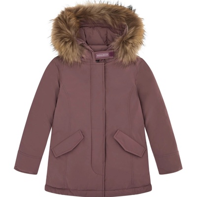 Woolrich Luxury Arctic Raccoon Parka Amethyst