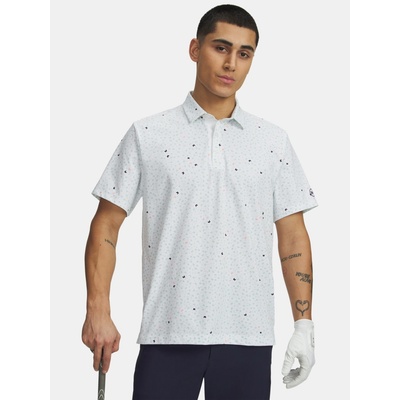 Under Armour UA ArmourDry Printed Polo biele