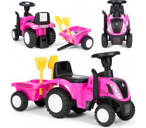 Multistore Traktor ružové