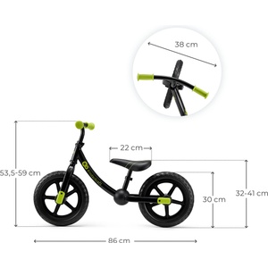 KinderKraft колело за баланс 2WAY NEXT OFFROAD BLACK (NEW024578)